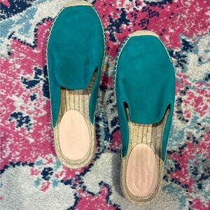J. Crew Women's Teal Espadrilles